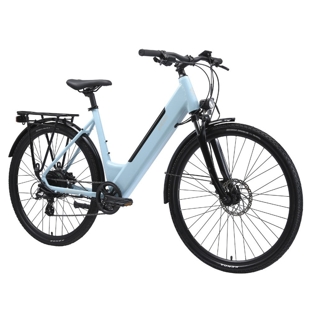 Shogun eMetro Electric Urban Step-Through Bike Light Blue – Crooze ...