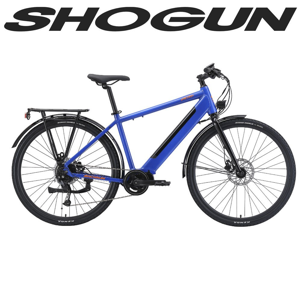 Shogun eMetro+ Electric Daily Commuter Bike Gloss Blue