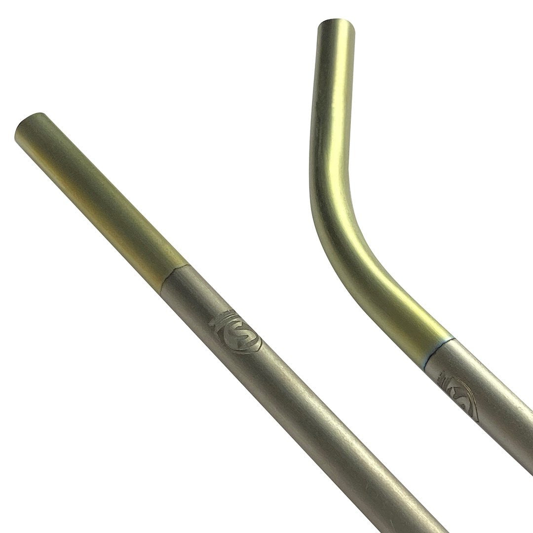 Silca Titanium Reusable Straw Set Gold