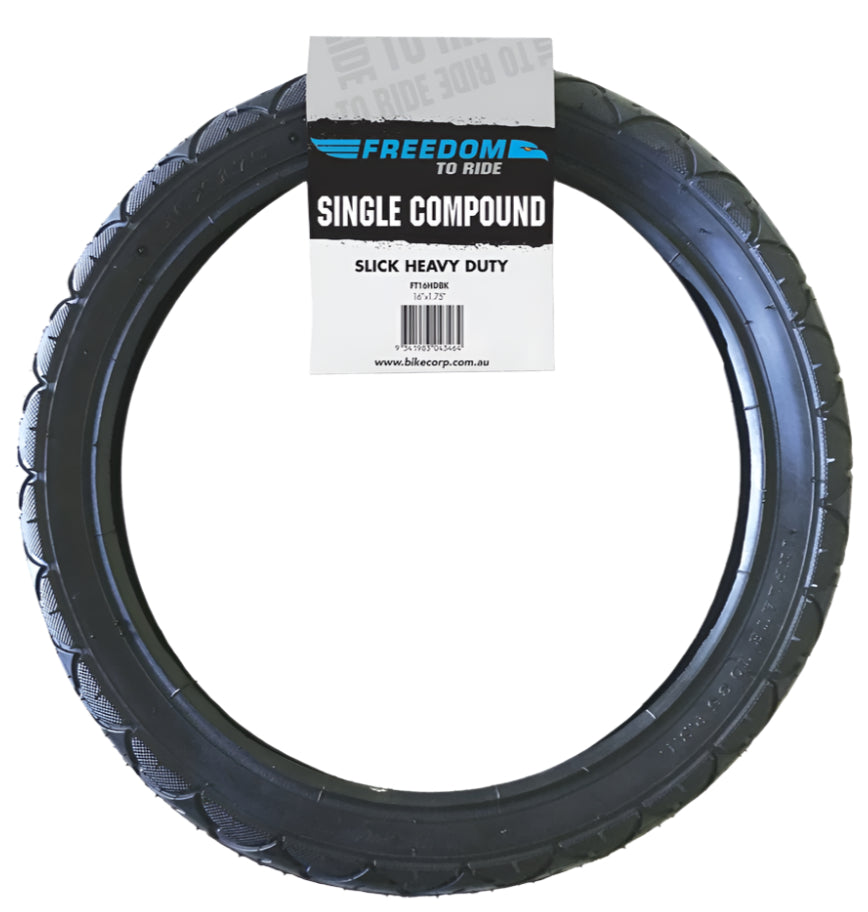 Freedom 12"x1.75" Heavy Duty Black Tyre