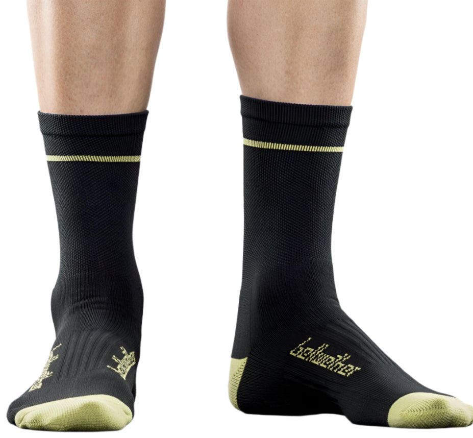 Bellwether Optime Socks Black/Hi-Vis