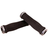 JetBlack Softy Foam Lock On Black Grips Black Rings
