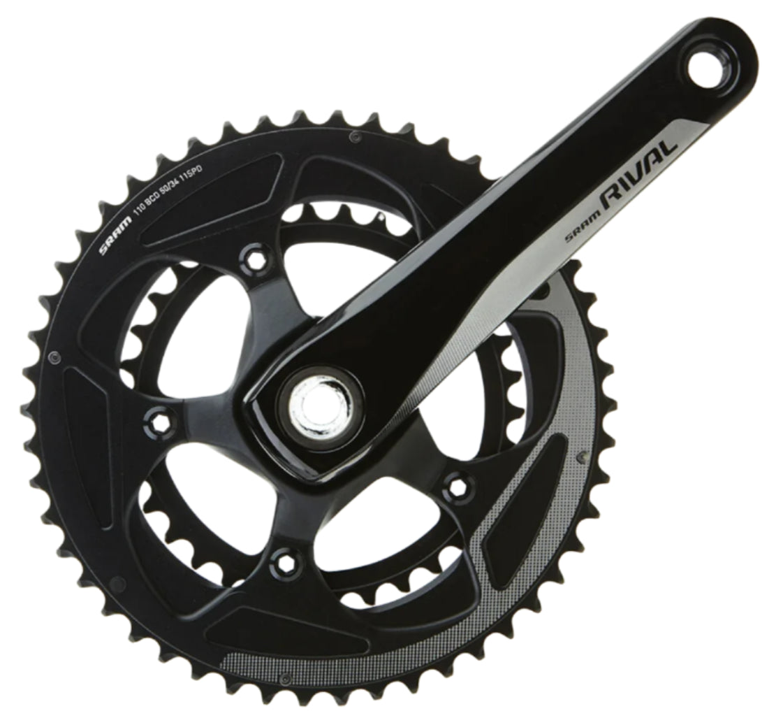 SRAM Rival 22 Chainset BB30 172.5 110 BCD 46/36 Yaw Tooth No BB