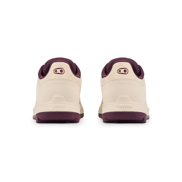 Crank Brothers Shoes Stamp Trail Lace White/Purple Flat
