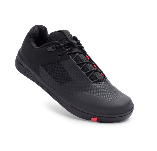 Crank Brothers Shoes Stamp Lace Black/Red Flat