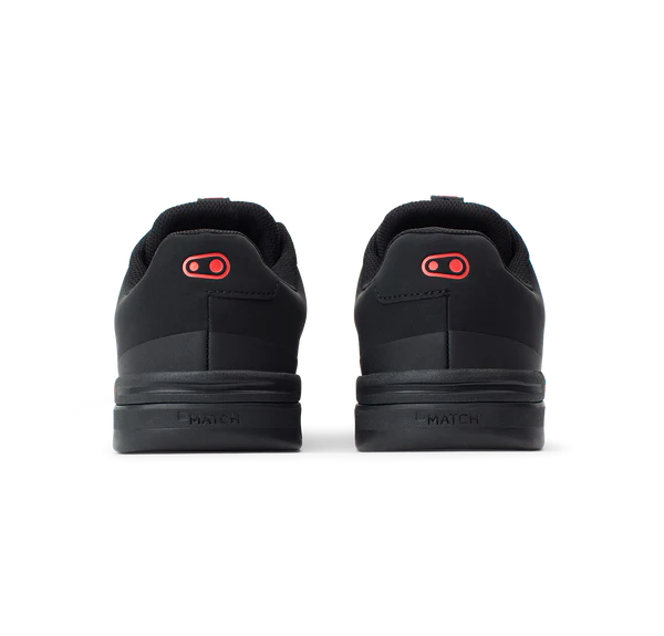 Crank Brothers Shoes Stamp Lace Black/Red Flat