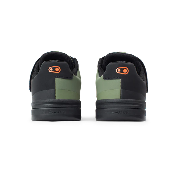 Crank Brothers Shoes Stamp Speedlace Green/Orange Flat