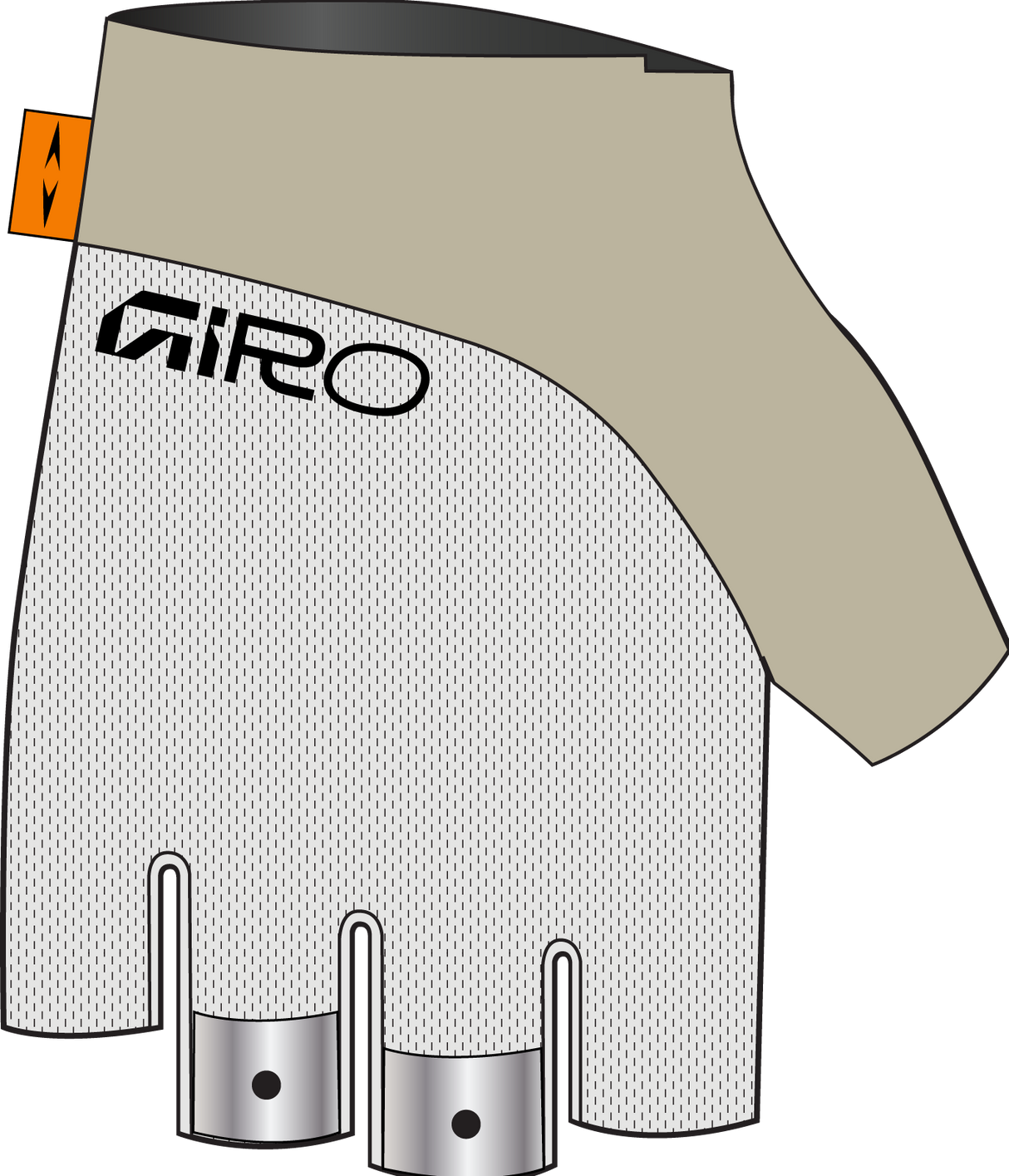 Giro Supernatural Lite Glove Cycling Gloves - White