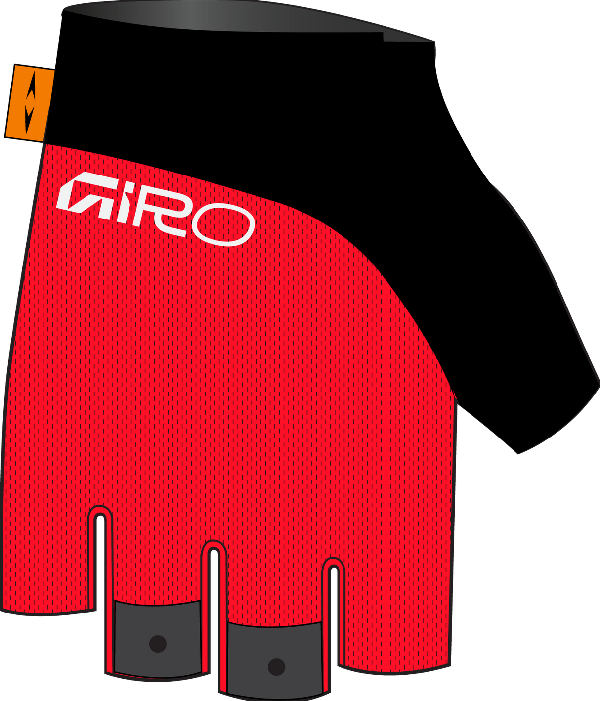 Giro Supernatural Lite Glove Cycling Gloves - Flame Red