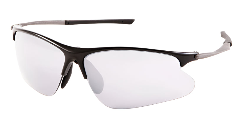 JetBlack Svelto Eyewear Smoke Photochromic Lens Black with Black Tips