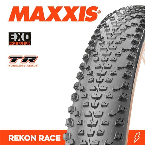Maxxis REKON RACE 29 X 2.35 EXO TR TANWALL FOLD 60TPI E-25 TYRE