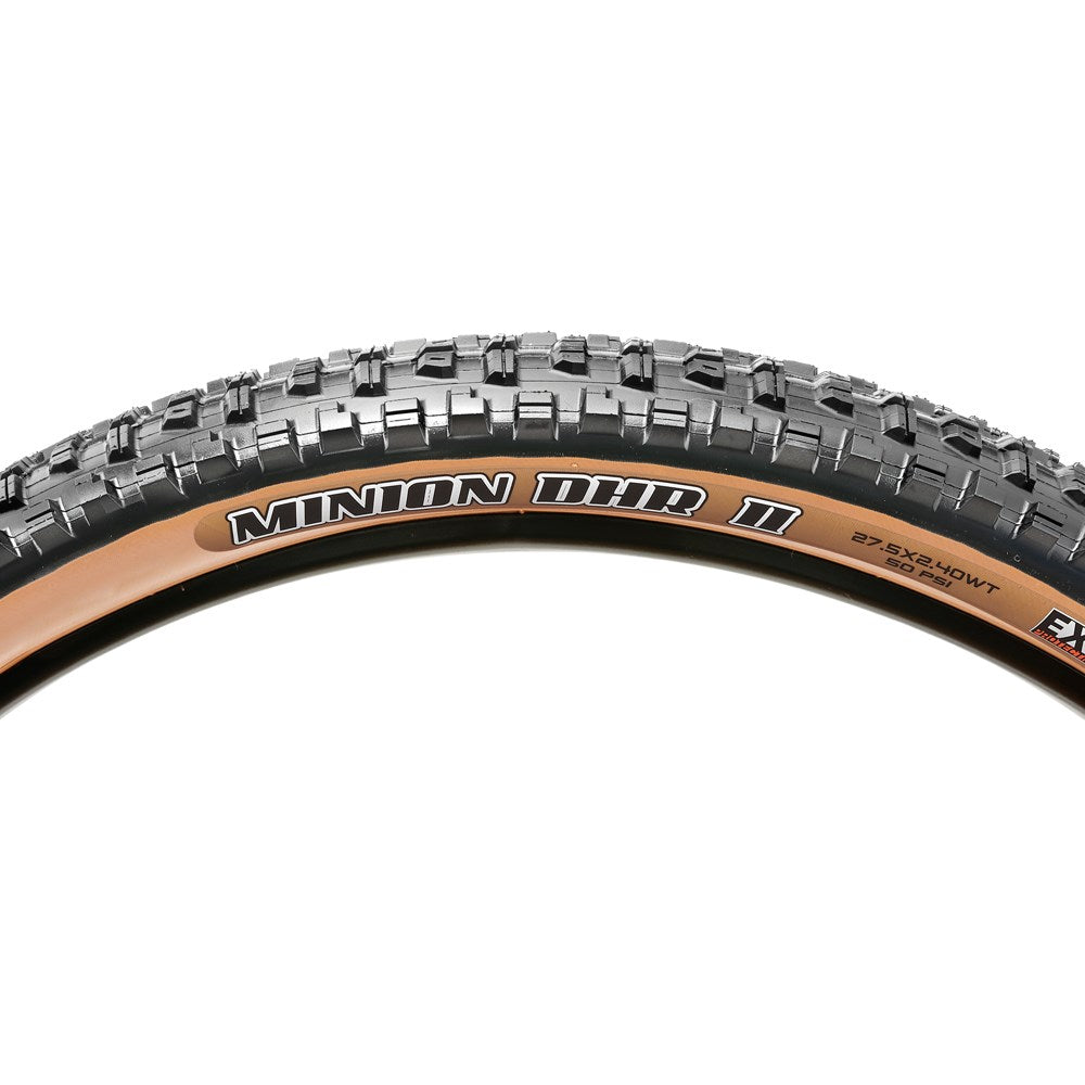 Maxxis MINION DHR II 27.5 X 2.40 WT EXO TR TANWALL FOLD 60TPI E-25 TYRE