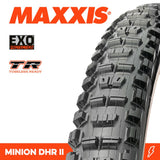 Maxxis MINION DHR II 29 X 2.60 EXO TR TANWALL FOLD 60TPI E-25 TYRE