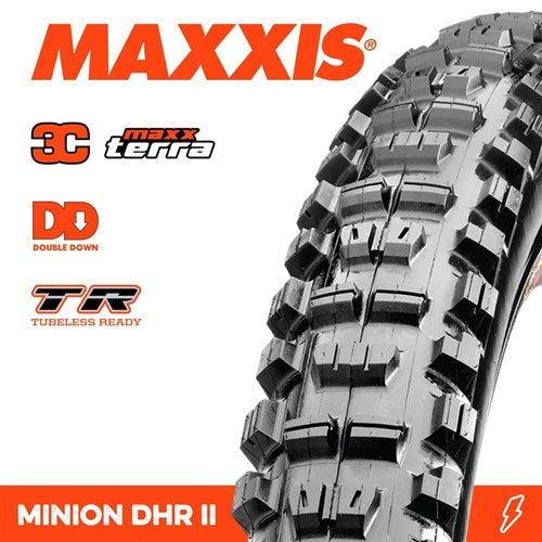 Maxxis MINION DHR II 29 X 2.40 WT TERRA DD TR FOLD 120X2TPI E-25 TYRE