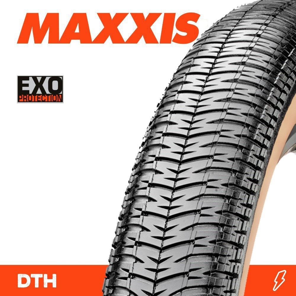 Maxxis DTH 26 X 2.30 EXO TANWALL WIRE 60 TPI TYRE