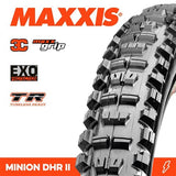 Maxxis MINION DHR II 27.5 X 2.40 WT 3C GRIP EXO TR FOLD 60 TPI E-25 TYRE