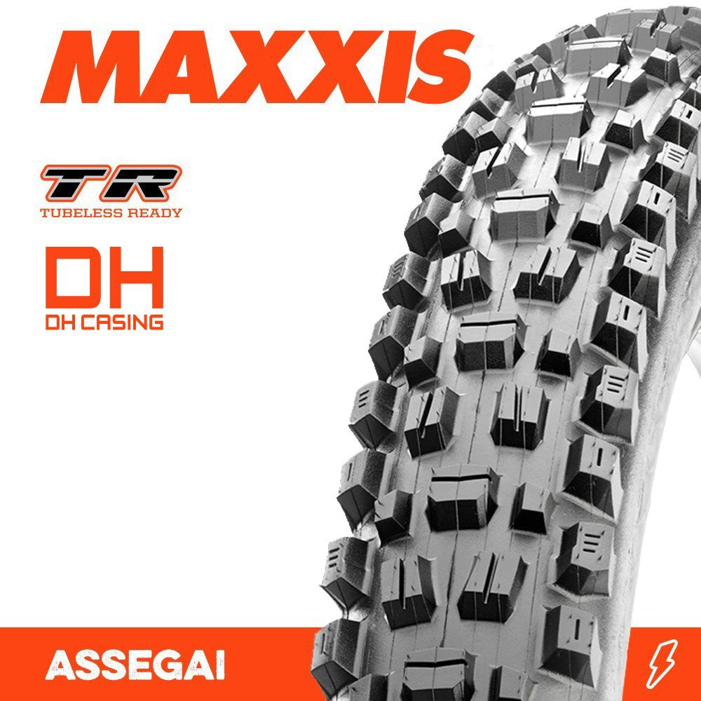 Maxxis ASSEGAI 29 X 2.50 WT BIKEPARK / DH / TR WIRE 60X2TPI E-25 TYRE