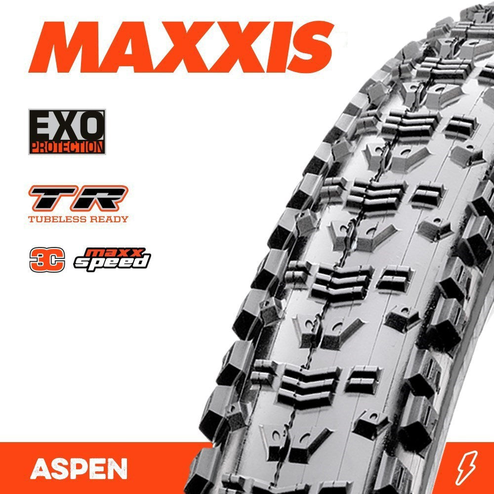 Maxxis ASPEN 29 X 2.40 WT EXO TR 3C NEW MAXXSPEED FOLD 120TPI E-25 TYRE