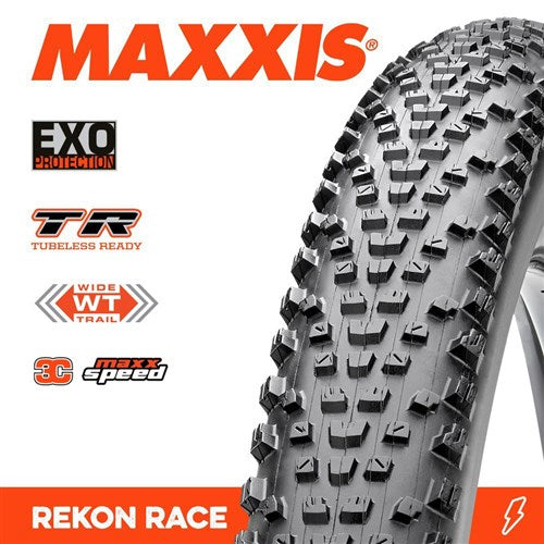 Maxxis REKON RACE 29 X 2.40 EXO TR NEW MAXXSPEED FOLD 120TPI E-25 TYRE