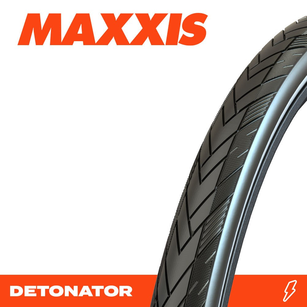 MAXXIS Detonator 700 X 32C Ref G2 Wirebead Tyre 60TPI
