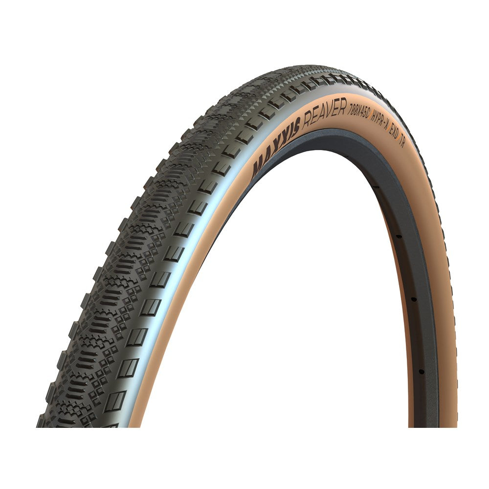 MAXXIS Reaver 700 X 45C Hypr-X Exo Tubeless Ready Tanwall Folding 120TPI Tyre