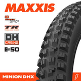 Maxxis Minion DHX 29 x 2.50 3CG DH TR Folding Tyre 120x2TPI E-50 (NEW 2026)