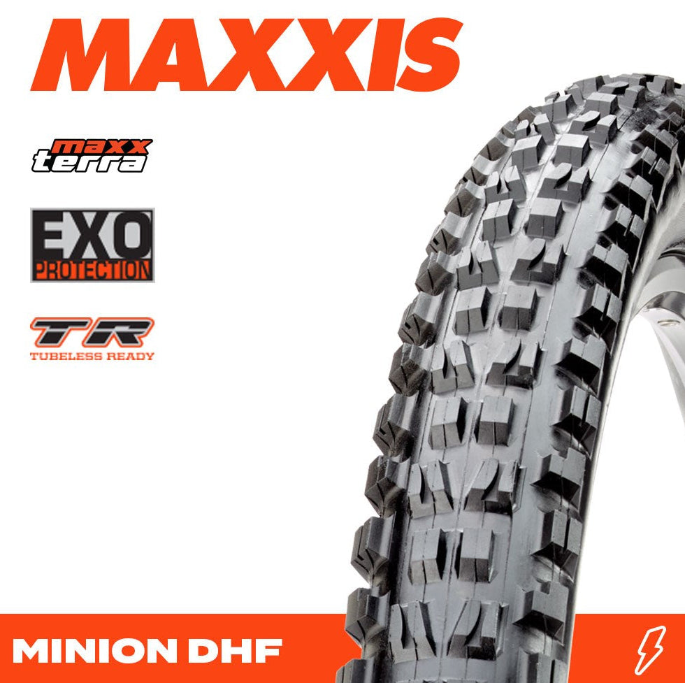 Maxxis Minion DHF 27.5x2.50 MaxxTerra/EXO/TR 60 TPI Folding E25 Tyre