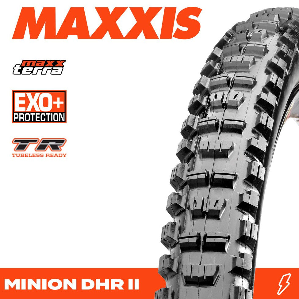 Maxxis Minion DHR II 29x2.50 MaxxTerra/EXO+/TR 60 TPI Foldable E25 Tyre