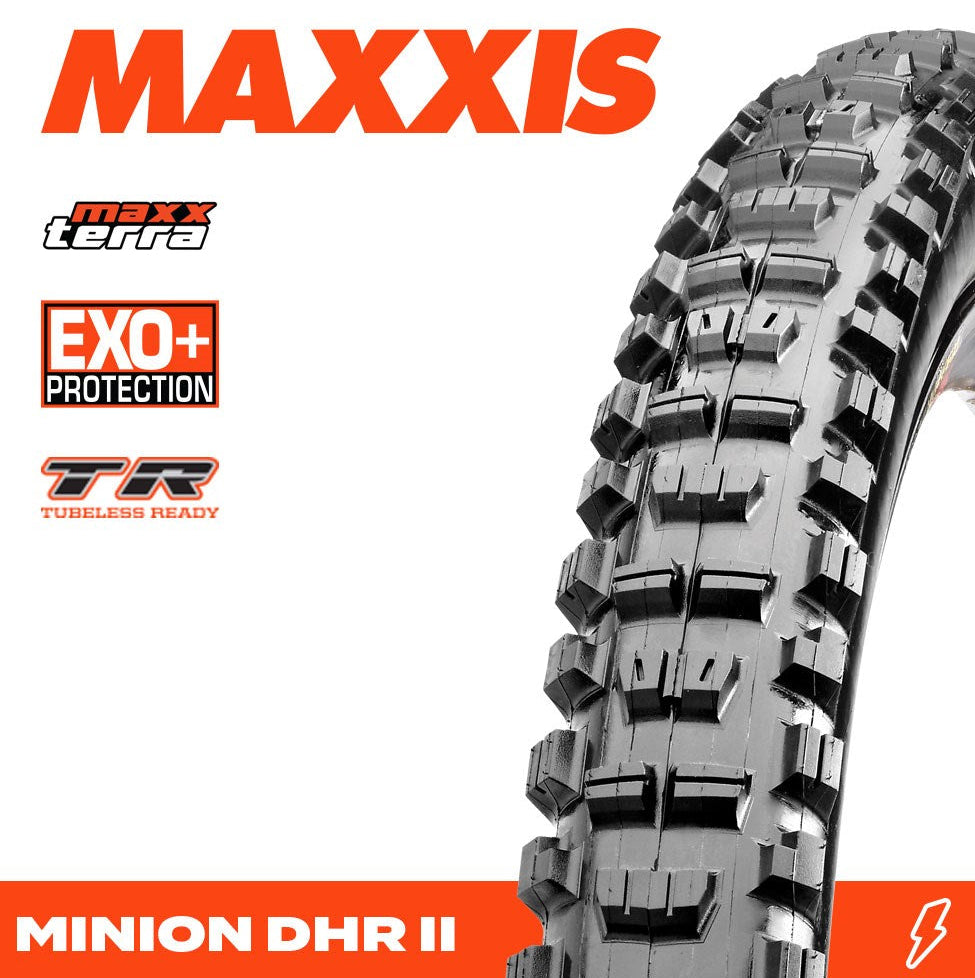 Maxxis Minion DHR II 27.5x2.50 MaxxTerra/EXO+/TR 60TPI Folding E25 Tyre