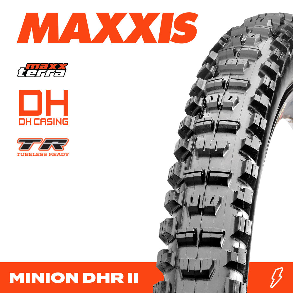 Maxxis Minion DHR II 29x2.50 MaxxTerra/DH/TR 2x60TPI Folding E25 Tyre
