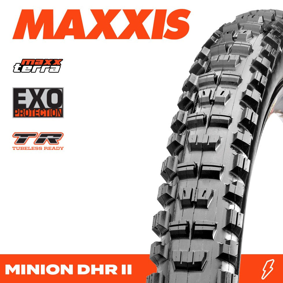 Maxxis Minion DHR II 27.5x2.60 MaxxTerra/EXO/TR 60 TPI Foldable E25 Tyre