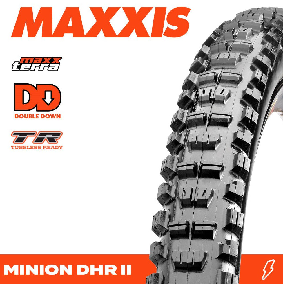 Maxxis Minion DHR II 29x2.50 MaxxTerra/DD/TR 2x120 TPI Foldable E25 Tyre