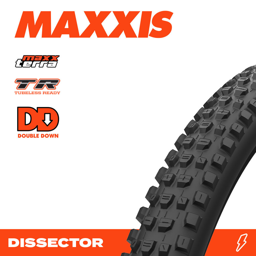 Maxxis Dissector G2 29x2.40 MaxxTerra/DD/TR 2x120 TPI Foldable E25 Tyre