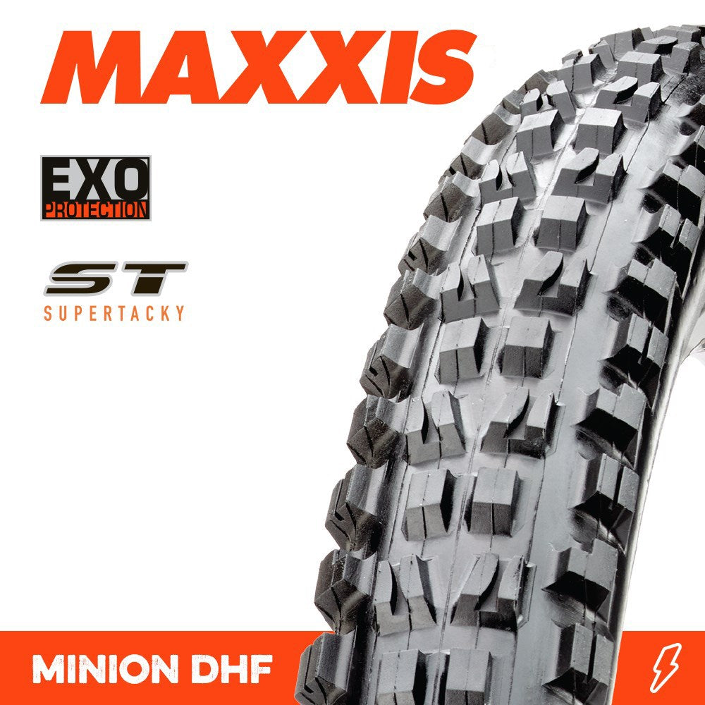 Maxxis Minion DHF 26x2.50 EXO ST Folding Tyre 60tpi