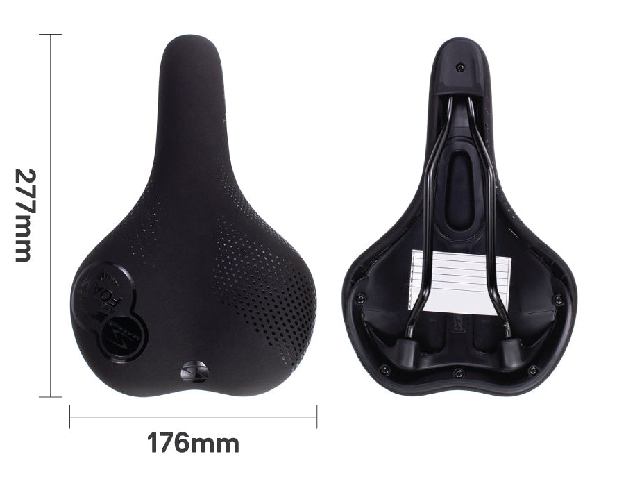 Serfas Tailbones Memory Foam 10 Bike Saddle