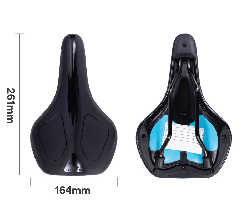Serfas Tailbones Memory Foam 40 Bike Saddle