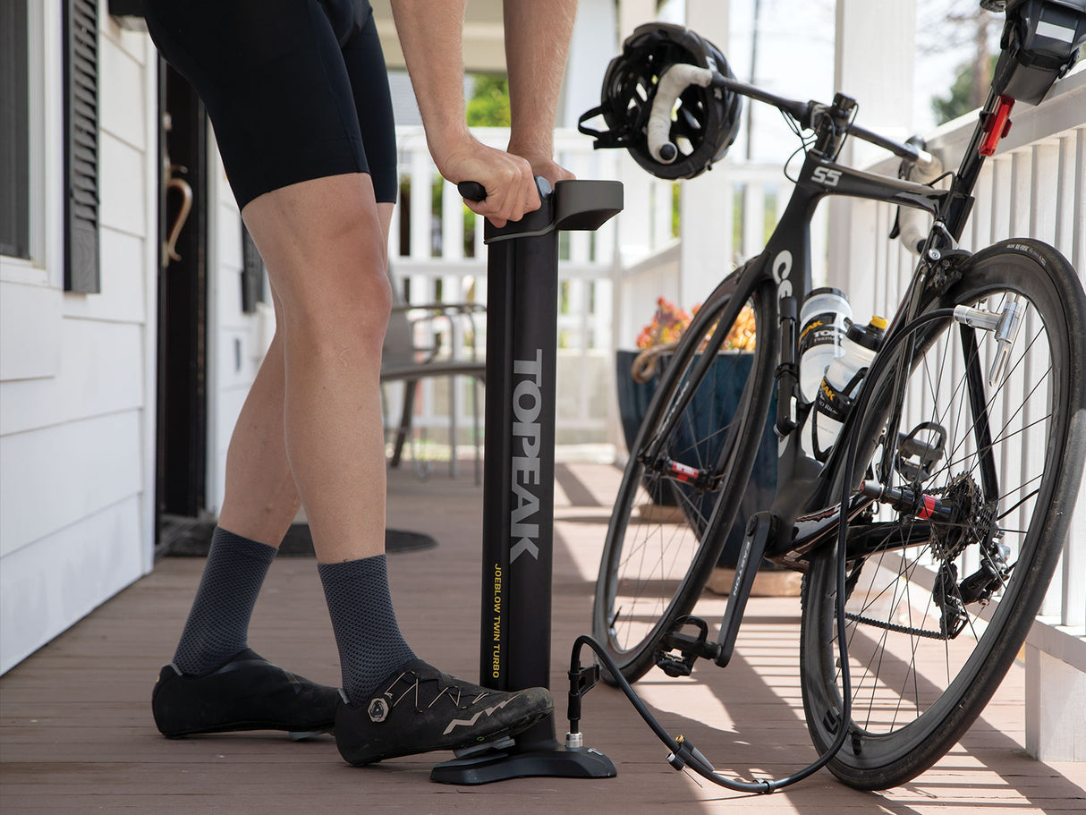 Topeak JoeBlow Twin Turbo Floor Pump (TJBTT1)