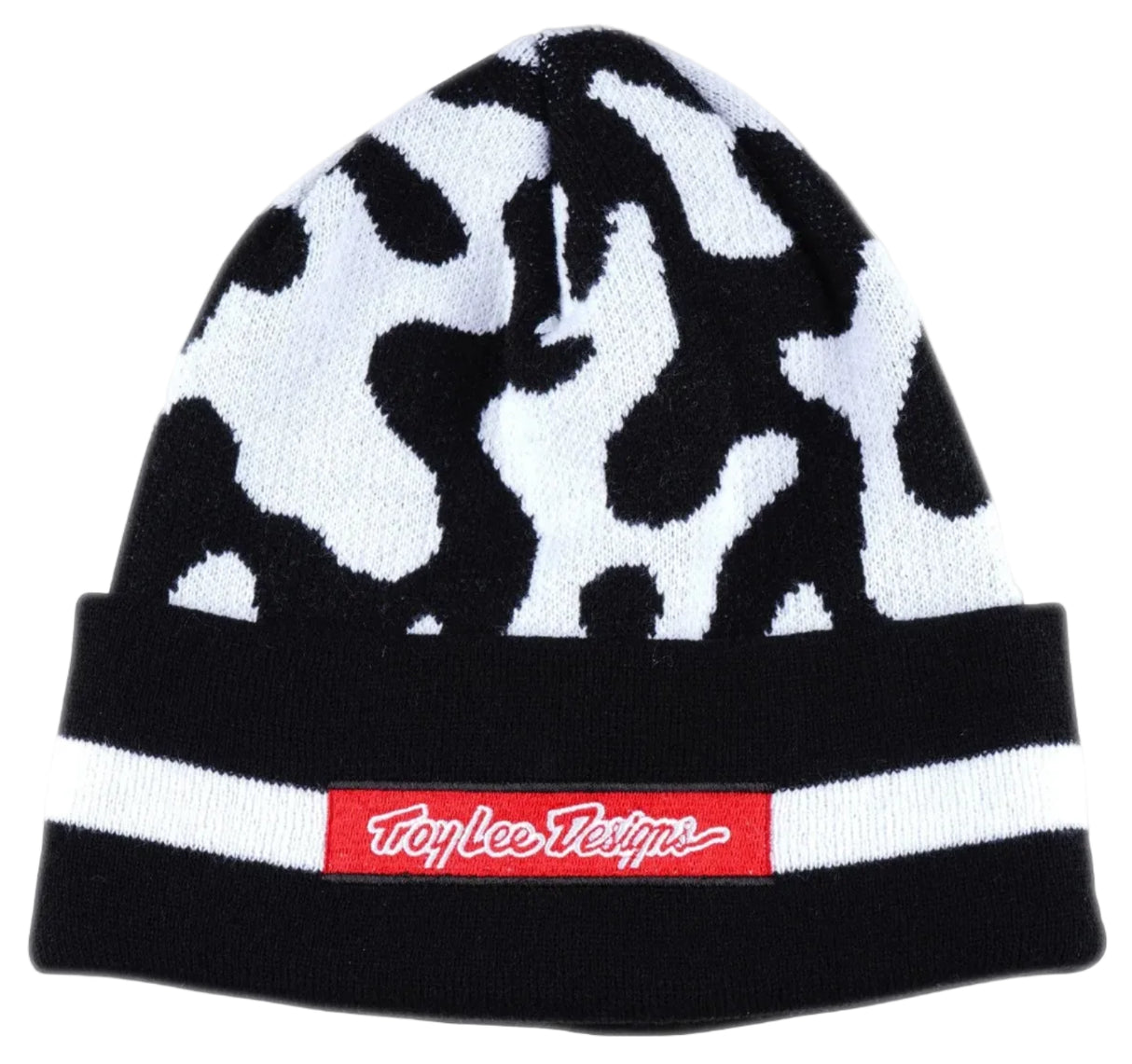 Troy Lee Designs Flow Camo Beanie Black / White