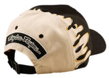 Troy Lee Designs Finish Line Unstructured Curved Snapback Black / Pumice