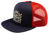 Troy Lee Designs Friday Night Trucker Snapback Red / Indigo
