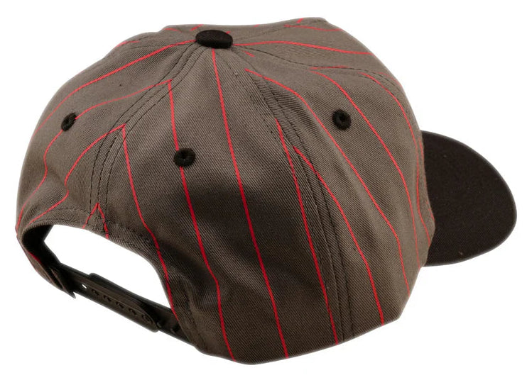 Troy Lee Designs Medieval Unstructured Curved Snapback Gray / Red