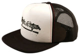 Troy Lee Designs Repeat Trucker Snapback Black / White