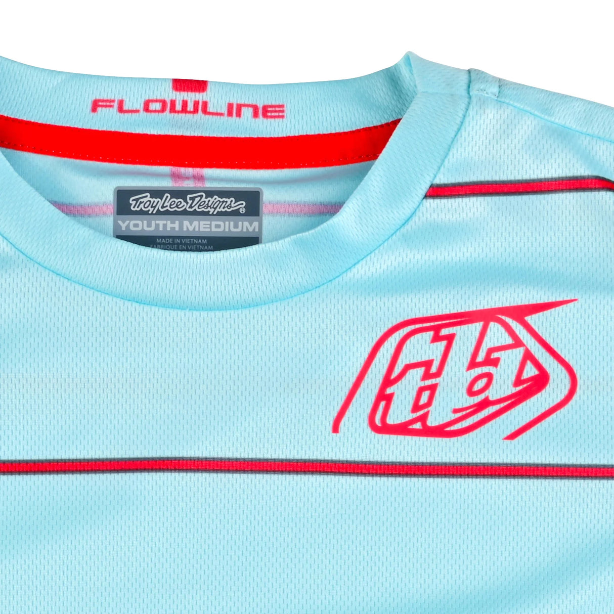 Troy Lee Designs 24.1 FLOWLINE SS Youth JERSEY REVERT WATER