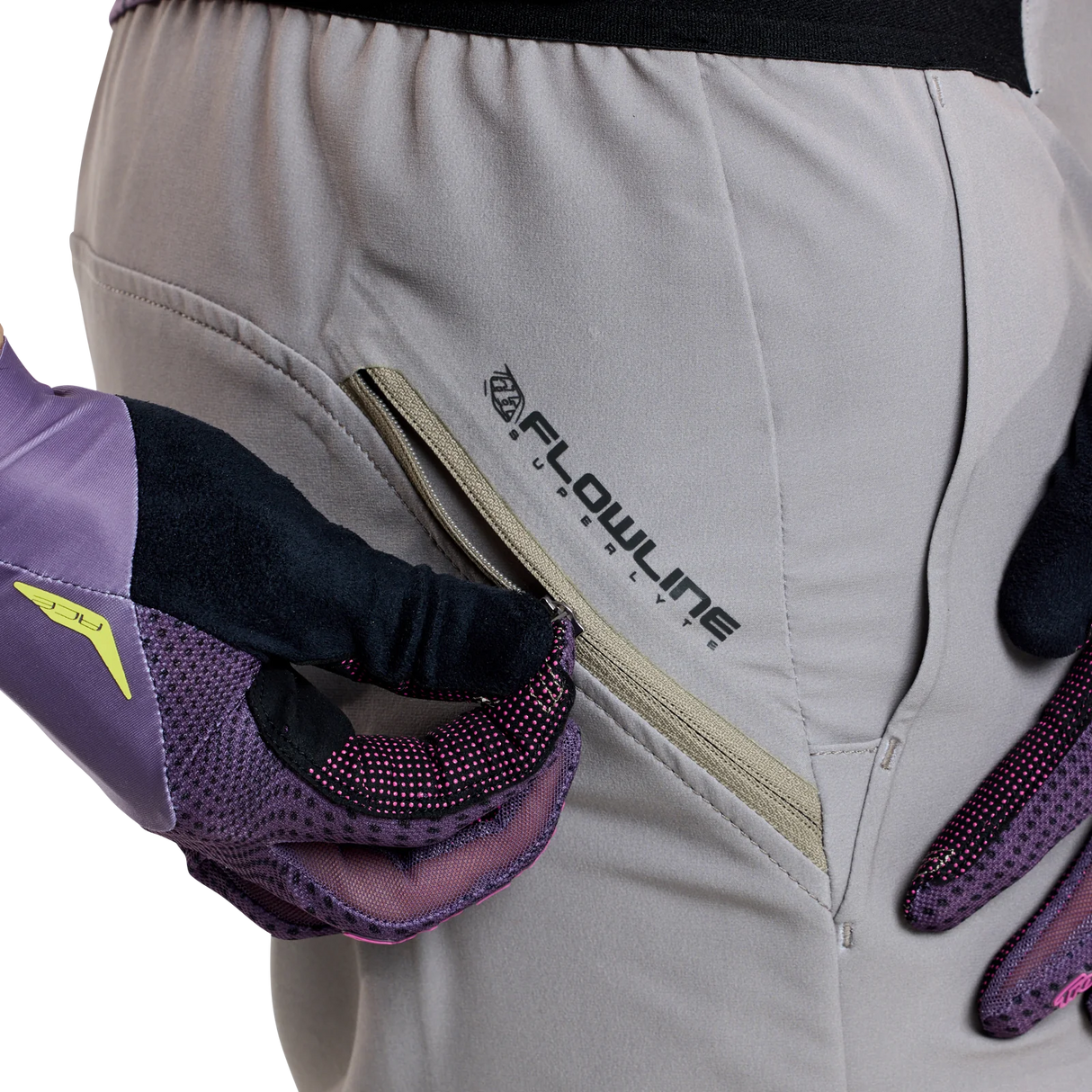 Troy Lee Designs FLOWLINE SUPERLYTE SHORT MONO TIMBER SIDE POCKET