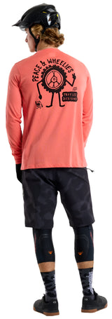 Troy Lee Designs SKYLINE SHORT W/LINER  SCRUBLAND CARBON BACK FACING MODEL