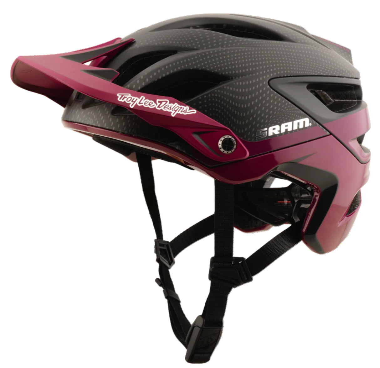 TLD A3 MIPS Helmet 25.2 SRAM Radioscape Black/Berry