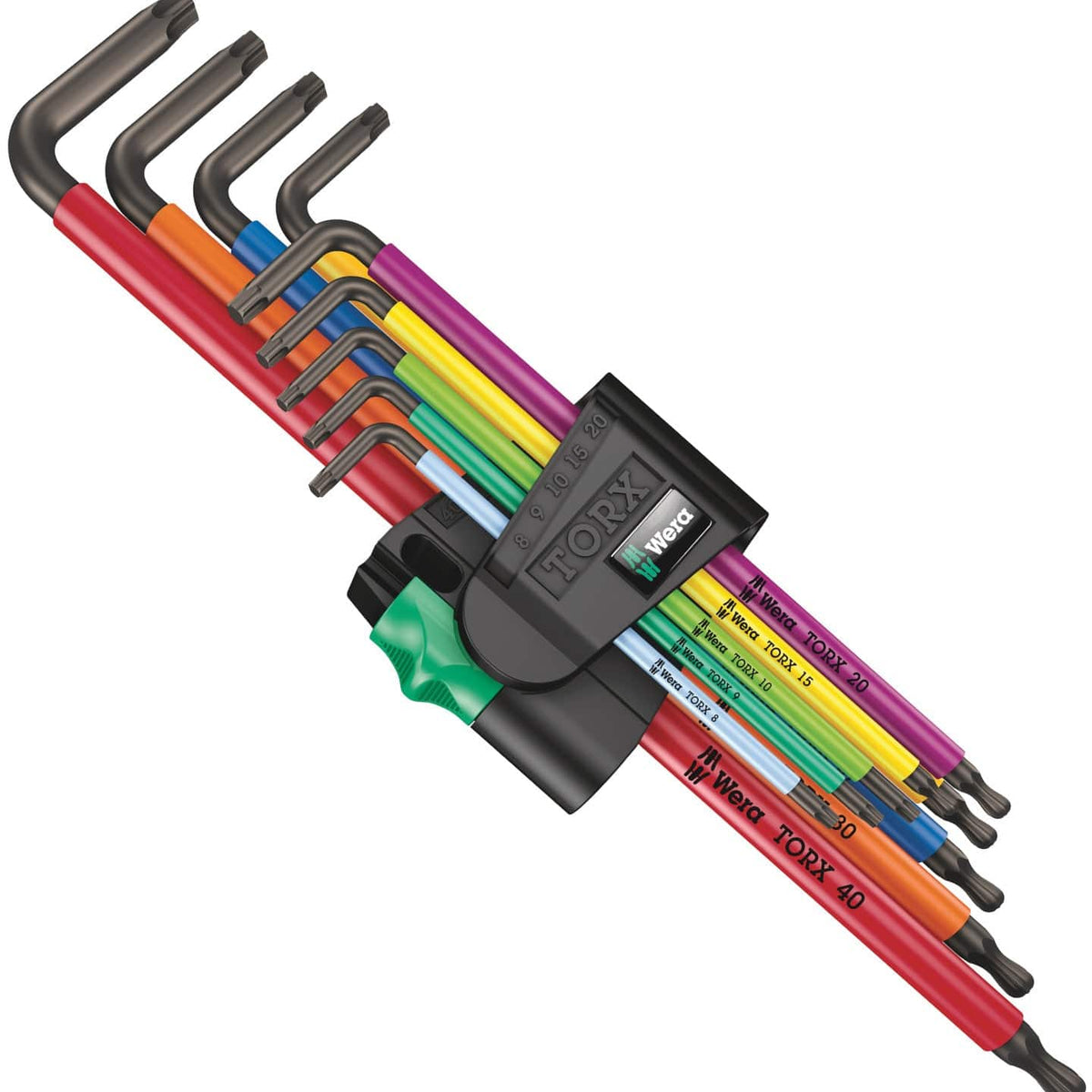 Wera 967/9 TORX BallEnd XL-Multicolour L-Key Set – Crooze