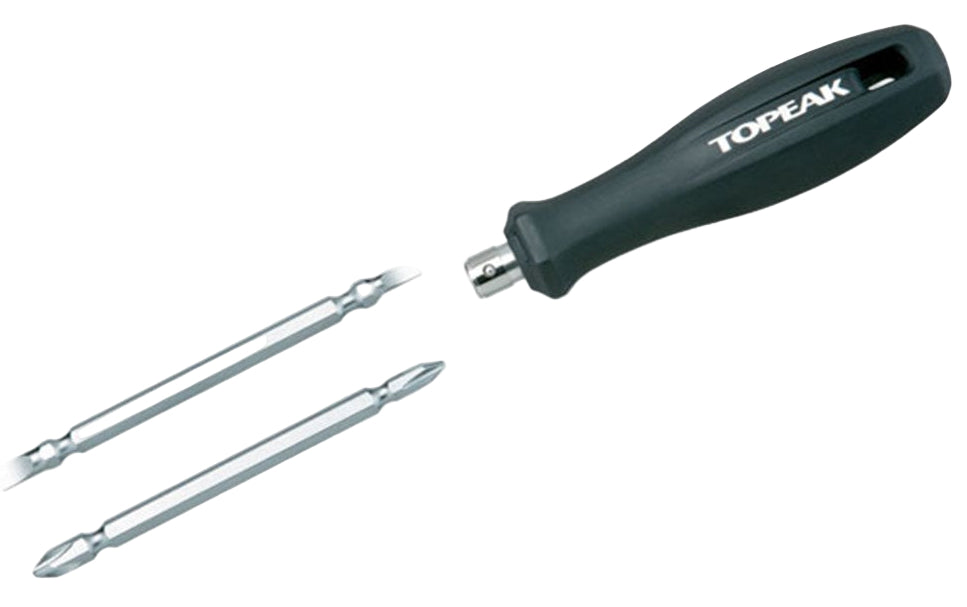 Topeak Quad Driver 4/6 Flat Head & 1/2 Phillips Tool