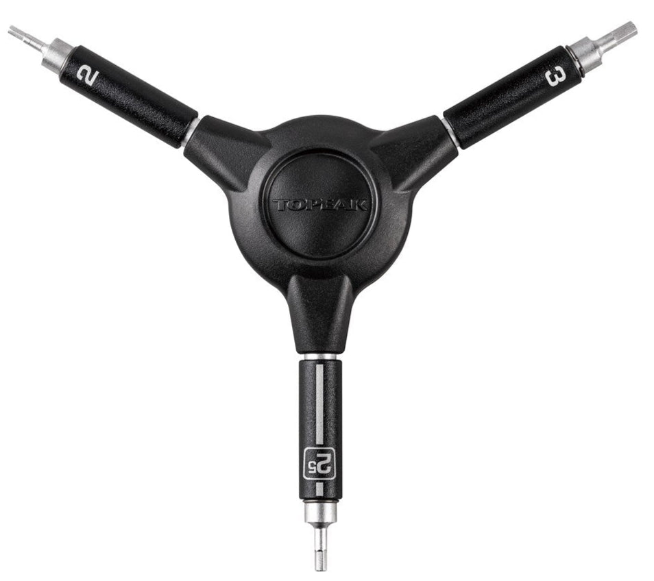 Topeak YHex Speed Wrench 2/2.5/3mm Hex Tool