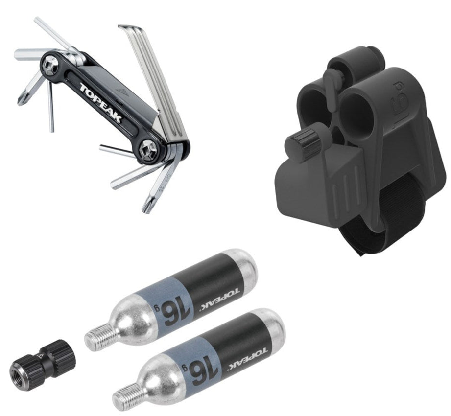 Topeak NanoMaster RXT with 2pc 16g CO2 Inflator